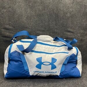 Under Armour 1369223 Undeniable 5.0 Medium 58L UA Athletic Blue White Duffle Bag